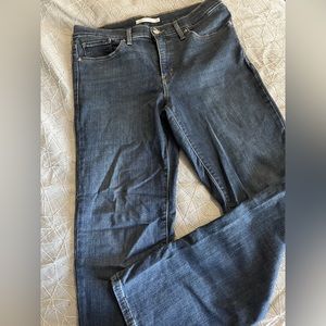 Levi’s Shaping Straight 314 sz 31 Dark Indigo Blue Jeans